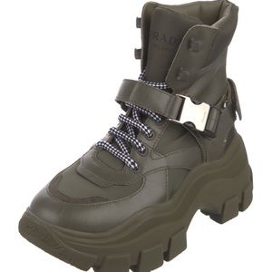 Prada Nylon Hiking boots. NEVER WORN